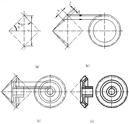 錐齒輪畫(huà)法 錐齒輪廠家
